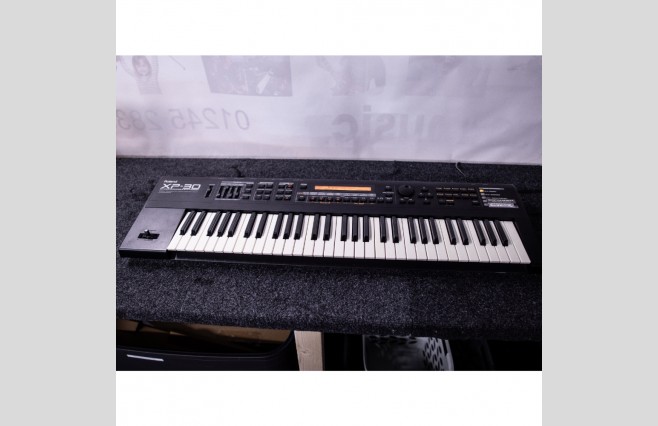 Used Roland XP-30 Synthesizer with Vintage Sound Expansion & Flight Case (SN:ZM45843) - Image 1